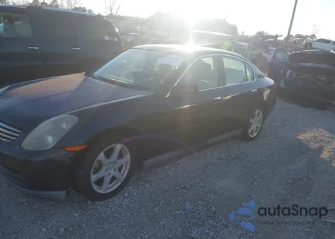 2003 Infiniti G35 Luxury Leather from USA, damaged, VIN JNKCV51E73M014849